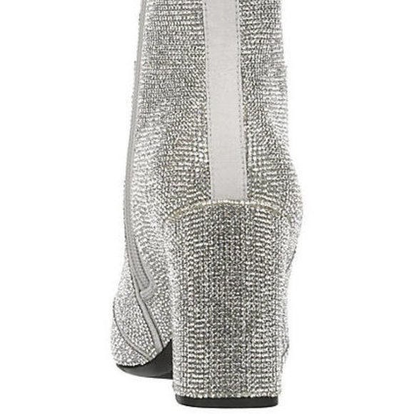 Madden Girl Cody-R Women's Ankle Boot Med Metallic - Disco Ball Boots - Picture 4 of 8